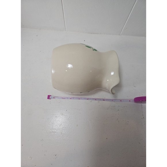 New Avenues Orchard Ceramic Pitcher Vintage 1984 Floral Cottagecore 7 Inches - Picture 4 of 6